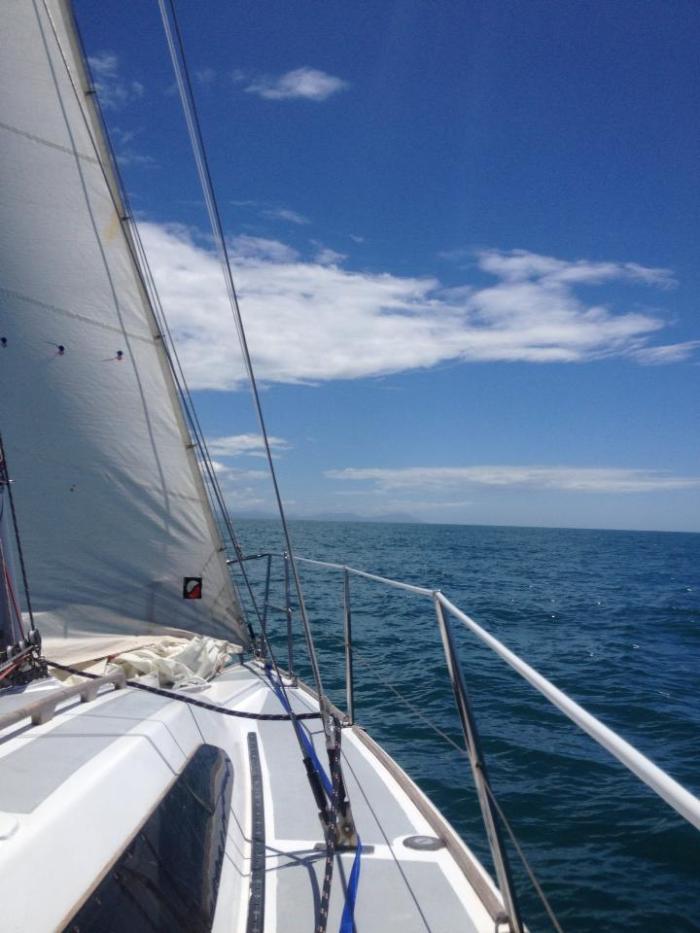 Sailing in Cook Strait