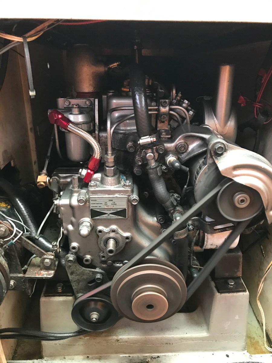 Yanmar engine on board Young 88